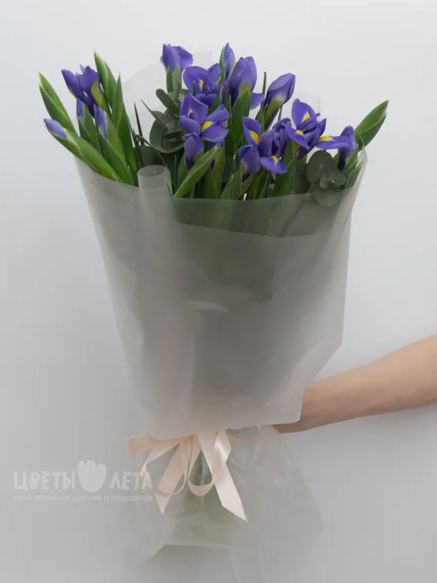 Монобукет: &laquo;Синие Ирисы&raquo;