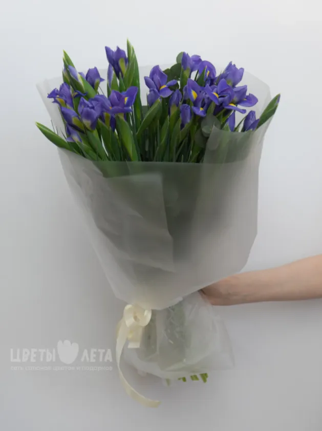 Монобукет: &laquo;Синие Ирисы&raquo;