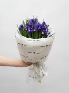 Монобукет &laquo;Синие Ирисы&raquo;