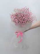 Букет: &laquo;Розовая Гипсофила&raquo;