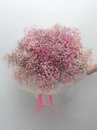 Букет: &laquo;Розовая Гипсофила&raquo;