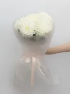 Букет: &laquo;Одноголовая Белая Хризантема&raquo;