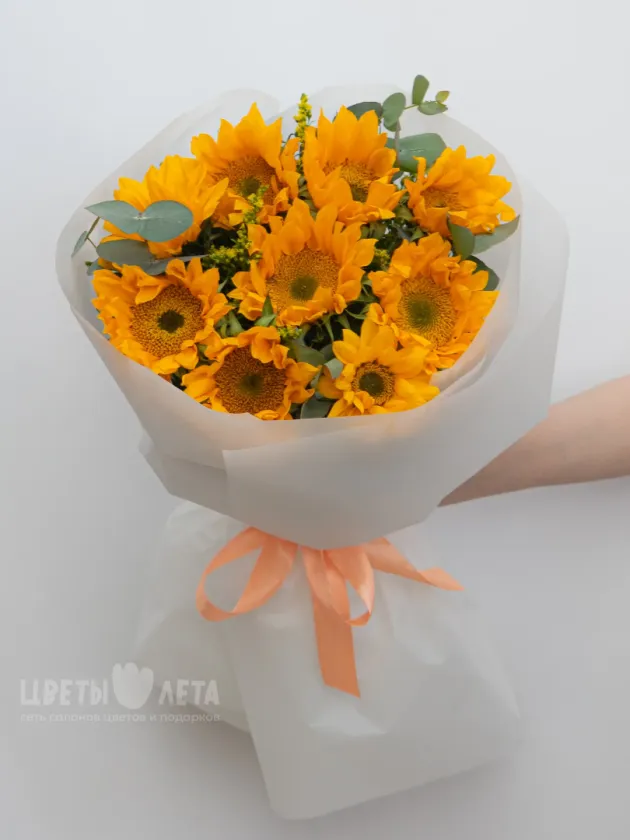 Монобукет: &laquo;Подсолнухи&raquo;