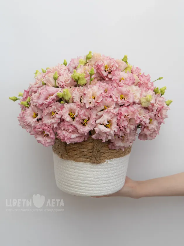 Композиция: &laquo;Розовая Эустома&raquo;