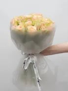 Букет: Нежно-Розовая Роза Кения 45см