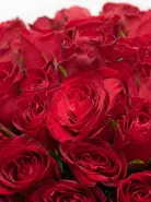 Букет: Красная Роза Кения 45см