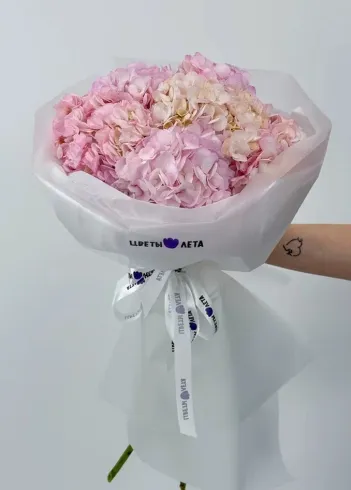 Букет: &laquo;Розовая гортензия 7&raquo;
