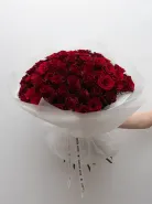 Монобукет из 51 розы &laquo;Эксплоер&raquo; 60см