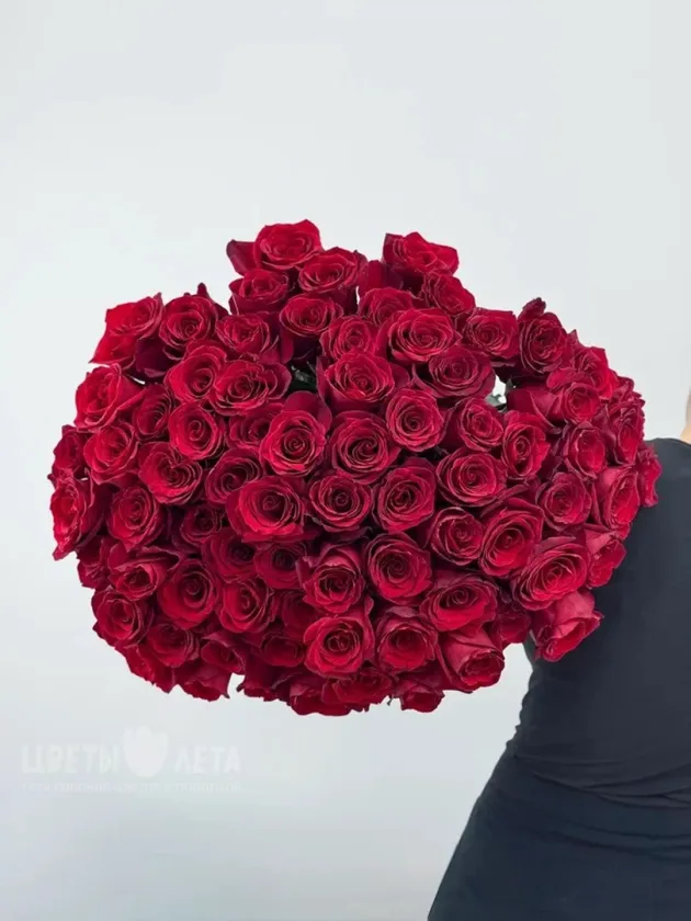 Букет: &laquo;Королевский рубин Эквадора 51&raquo;