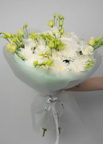 Букет: &laquo;Белоснежный дуэт&raquo; от интернет-магазина цветов в 