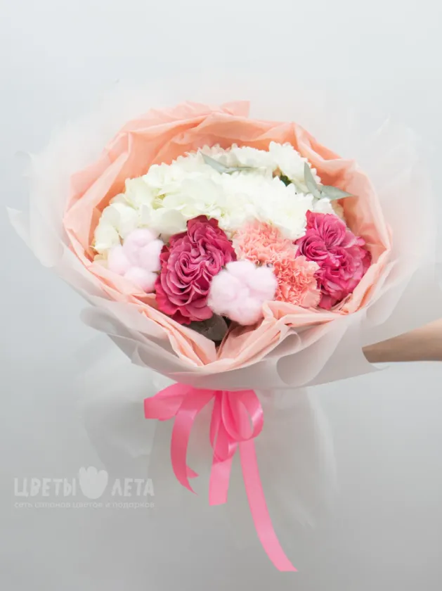 Сборный Букет: &laquo;Белоснежный дуэт&raquo;