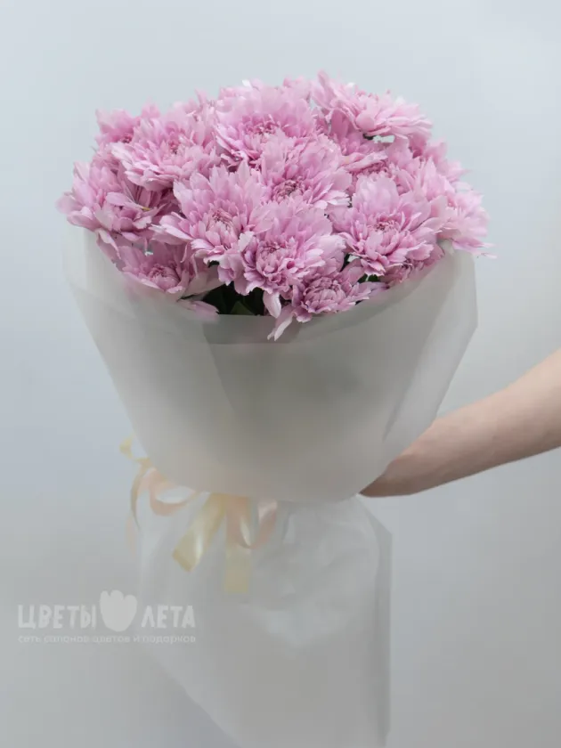 Букет: &laquo;Розовая Хризантема Балтика&raquo;