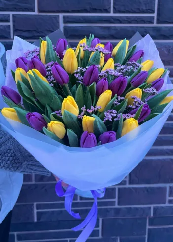 Букет: &laquo;Капли заката&raquo; от интернет-магазина цветов в 