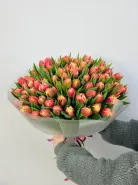 Букет: &laquo;Пионовидный Тюльпан 101&raquo;