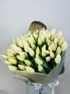Букет: &laquo;Белые Тюльпаны 101&raquo;