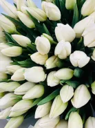 Букет: &laquo;Белые Тюльпаны 101&raquo;