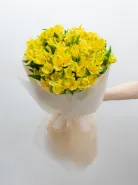 Монобукет: &laquo;Желтая Альстромерия&raquo;