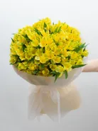 Монобукет: &laquo;Желтая Альстромерия&raquo;