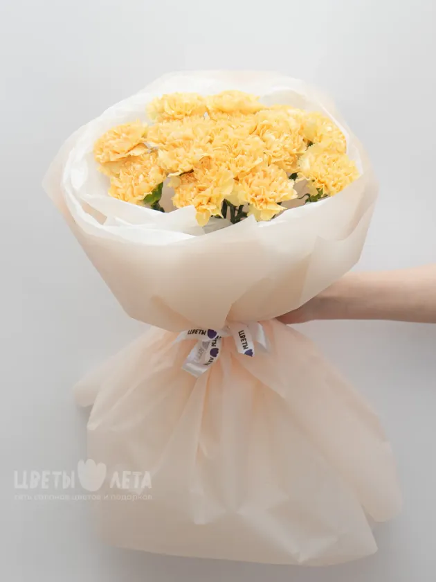 Букет: &laquo;Желтый Диантус&raquo;