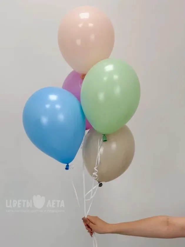 Композиция из латексных шаров &laquo;Радужный дождь&raquo;