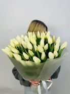 Букет: &laquo;Белые Тюльпаны 51&raquo;