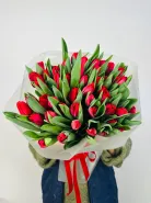 Букет: &laquo;Красный Тюльпан 51&raquo;