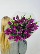 Букет: &laquo;Фиолетовые Тюльпаны 51&raquo; 