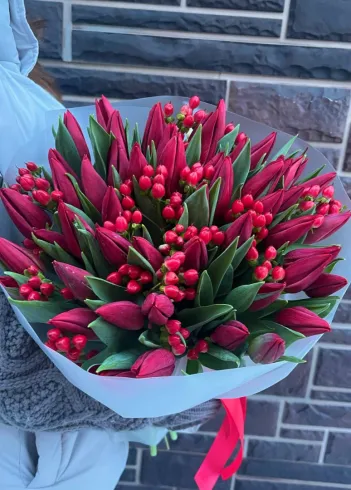 Букет: &laquo;Страсть&raquo;  от интернет-магазина цветов в 