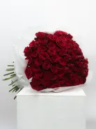 Монобукет из 101 розы &laquo;Эксплоер&raquo; 60см