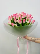 Букет: &laquo;Нежно-розовые Тюльпаны&raquo;