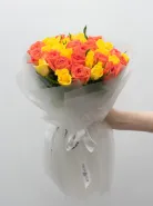 Букет Микс Яркая Роза Кения 45см