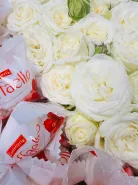 Букет: &laquo;Рубиновая любовь&raquo;