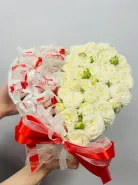 Букет: &laquo;Рубиновая любовь&raquo;