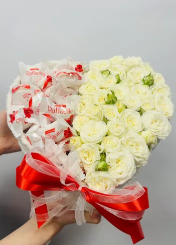 Букет: &laquo;Рубиновая любовь&raquo; от интернет-магазина цветов в 