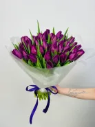 Букет: &laquo;Фиолетовые Тюльпаны&raquo; 