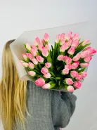 Букет: &laquo;Нежно-розовые Тюльпаны 51&raquo;