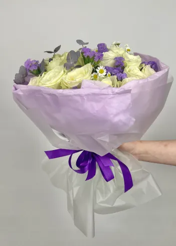 Букет: &laquo;Кенийская Ваниль&raquo; от интернет-магазина цветов в 