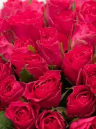 Букет: Ярко-Розовая Роза Кения 45см