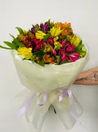 Букет: &laquo;Цветная Альстромерия&raquo;