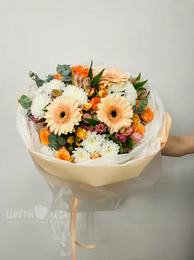 Букет: &laquo;Персик&raquo;