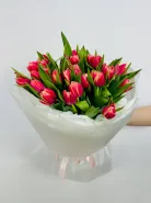 Букет: &laquo;Пионовидные Розовые Тюльпаны&raquo;