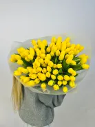 Букет: &laquo;Желтый Тюльпан 101&raquo;