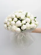 Монобукет: &laquo;Белые Пионы&raquo; 51