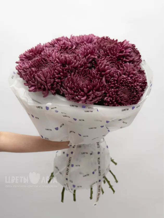 Монобукет &laquo;Бигуди Purple.  &raquo;