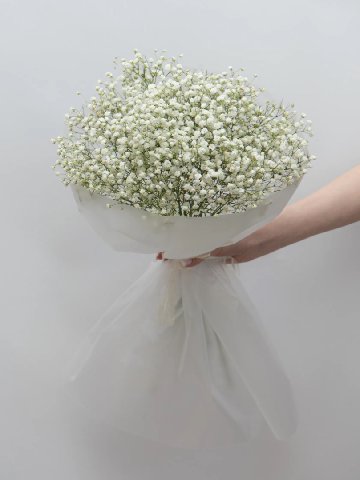 Монобукет: &laquo;Белая гипсофила&raquo; от интернет-магазина цветов в 