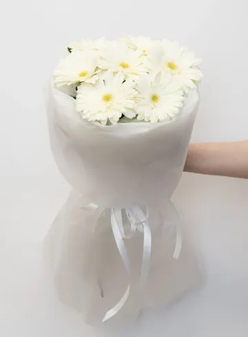 Букет: &laquo;Белые Герберы&raquo;  