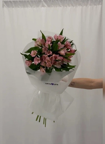 Букет &laquo;Альстромерия: розовая мечта&raquo; от интернет-магазина цветов в 