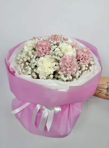 Букет: &laquo;Розовые Гиацинты&raquo; от интернет-магазина цветов в 