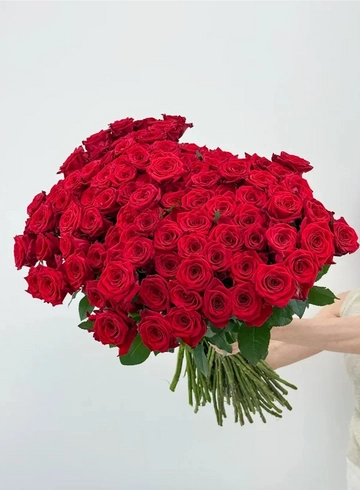 Букет: «Красный бархат 101» от интернет-магазина цветов в 