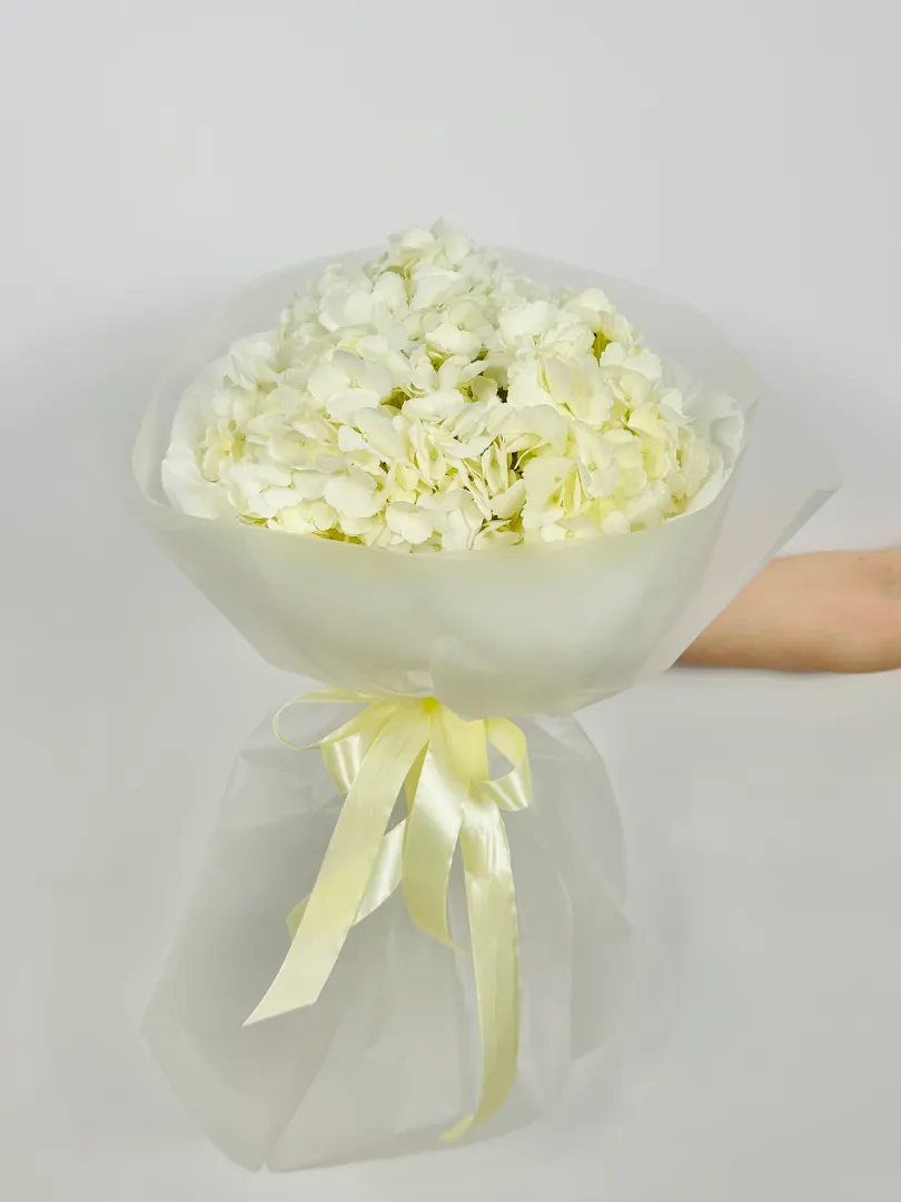 Букет: &laquo;Белоснежная Гортензия 3&raquo;
